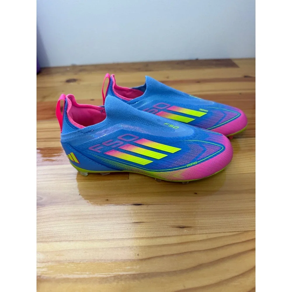 Adidas Kids F50 Elite Laceless FG Soccer Cleats – Size 11K